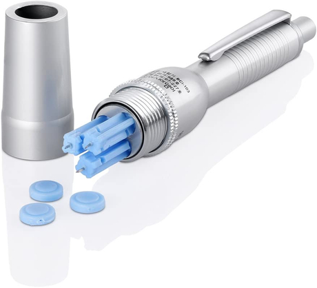 Automatic Three Pins Head Blood Lancing Device Cupping Acupuncture Blood Lancet Pen