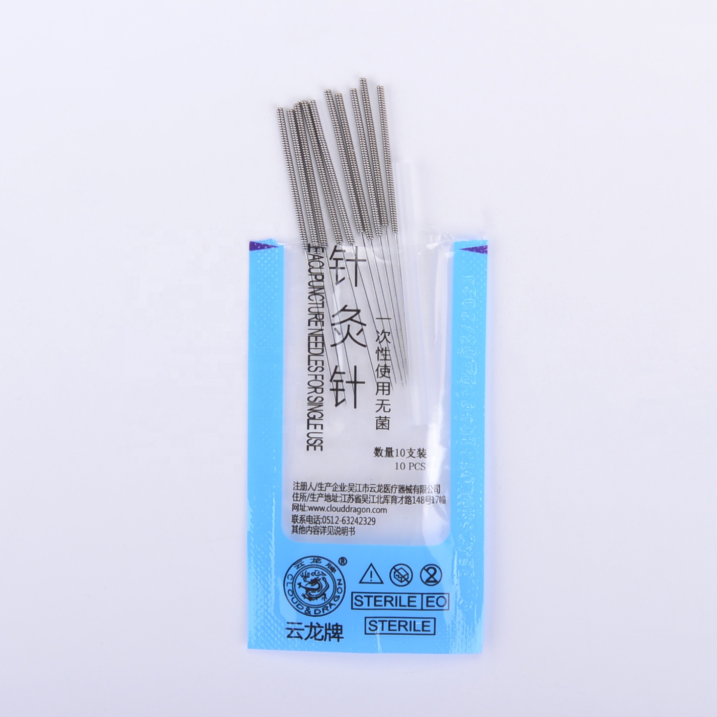 500 Pcs Korea Style Stainless Steel Wire Handle Acupuncture Needles (On Stock)