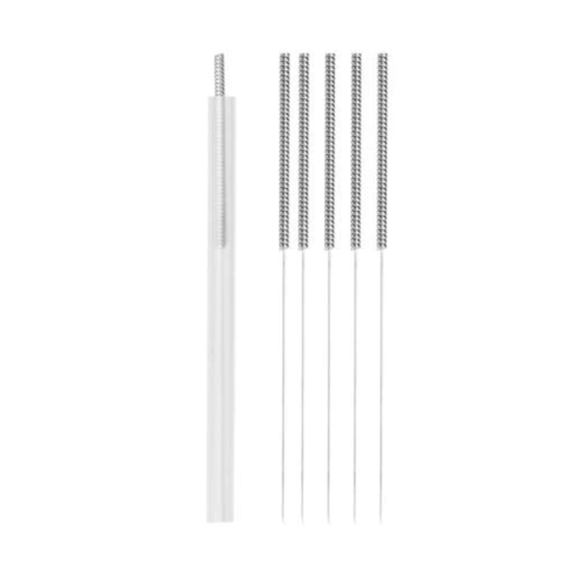 Korea Style Stainless Steel Wire Handle Acupuncture Needles (One Needle With One Guide tube)