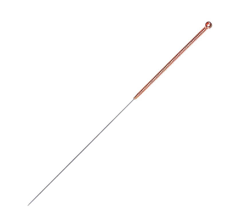 Disposable Sterile Copper Handle Acupuncture Needles Without Tube