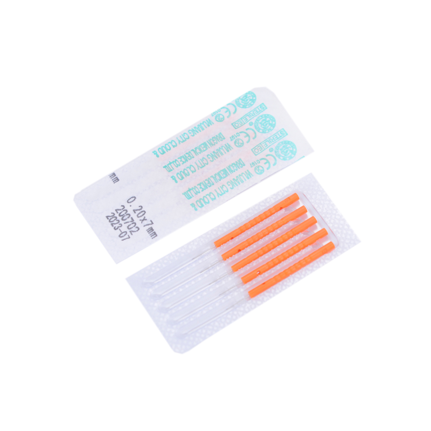Cloud&Dragon 500 Pcs Plastic Handle Acupuncture Detox Needles (various sizes)