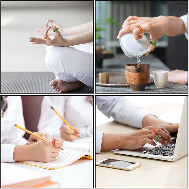 Finger Massage Acupuncture Ring 