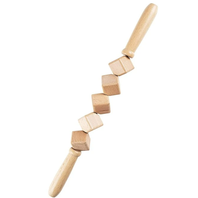 5 Cubes Wood Massage Therapy Roller