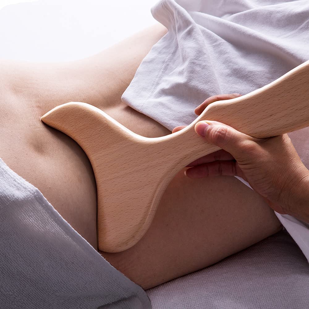 Fish Shape Wood Guasha Board For Body Massage SPA Use