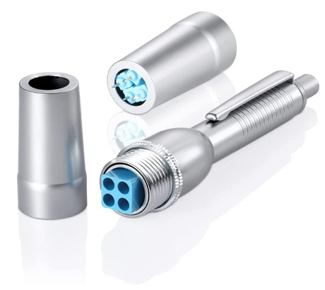 Automatic 4 Pins Head Blood Lancing Device Cupping Acupuncture Blood Lancet Pen